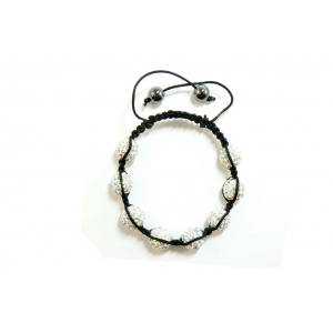 Full White Shamballa Bead Bracelet Full White Shamballa Bead Bracelet